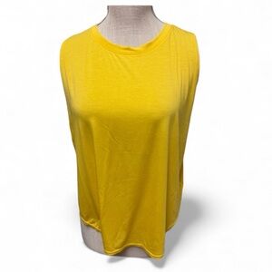 NWT FOUR LAPS Yellow Tank Top Size Large